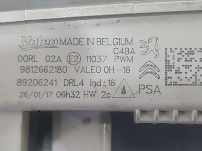 Recambio de piloto delantero izquierdo para citroën c-elysee (dd_) 1.6 bluehdi 100 referencia OEM IAM  LUZ DIURNA 