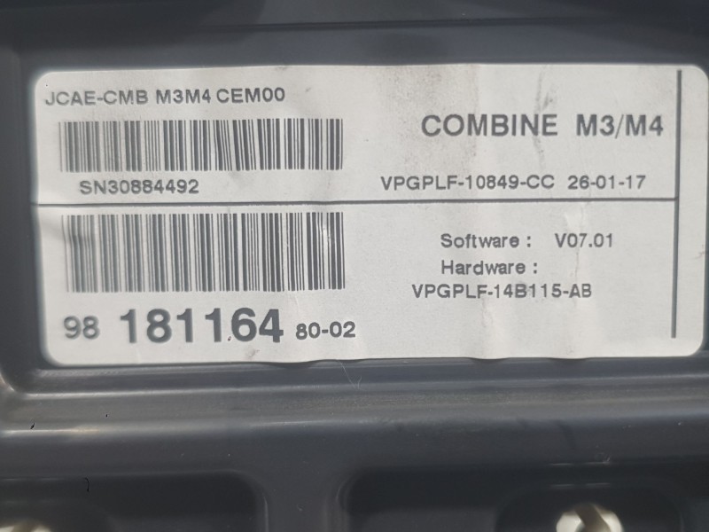 Recambio de cuadro instrumentos para citroën c-elysee (dd_) 1.6 bluehdi 100 referencia OEM IAM 9809616680  
