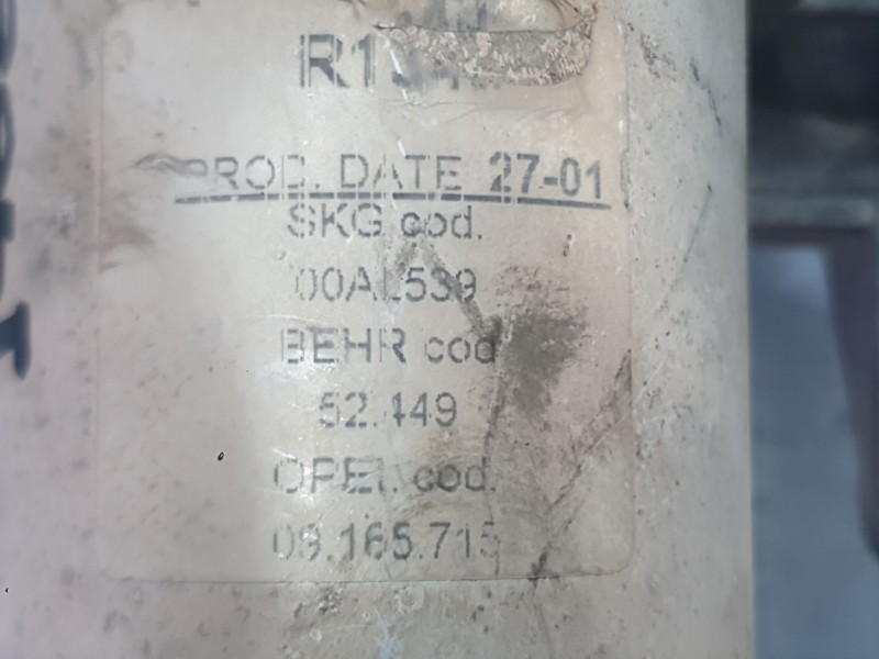 Recambio de condensador / radiador aire acondicionado para opel corsa c (x01) 1.7 dti (f08, f68) referencia OEM IAM 93175775  