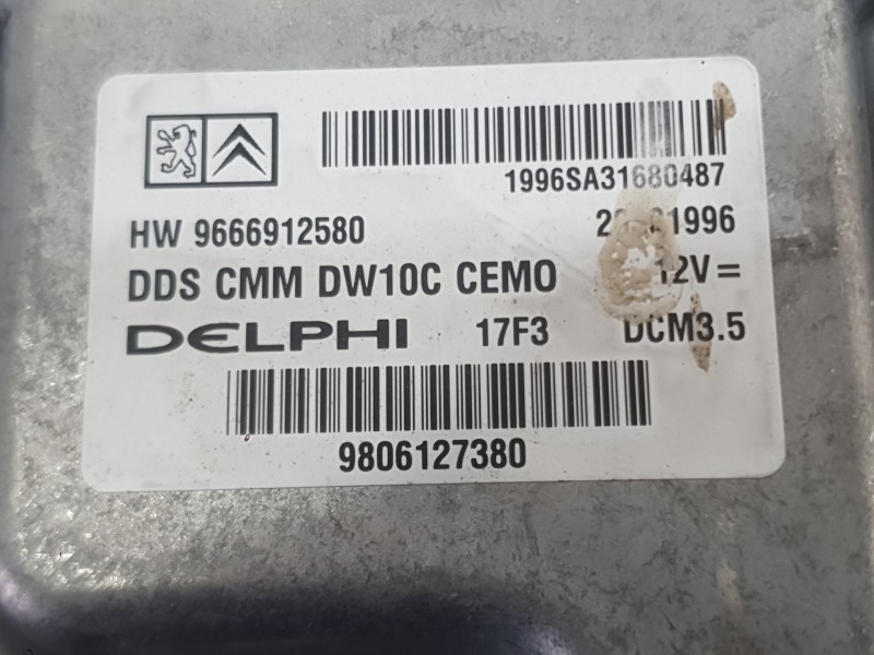 Recambio de centralita motor uce para citroën ds5 2.0 hdi 165 referencia OEM IAM   