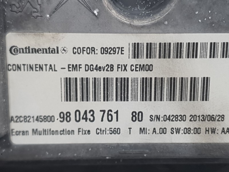 Recambio de sistema navegacion gps para citroën ds5 2.0 hdi 165 referencia OEM IAM 9804376180  