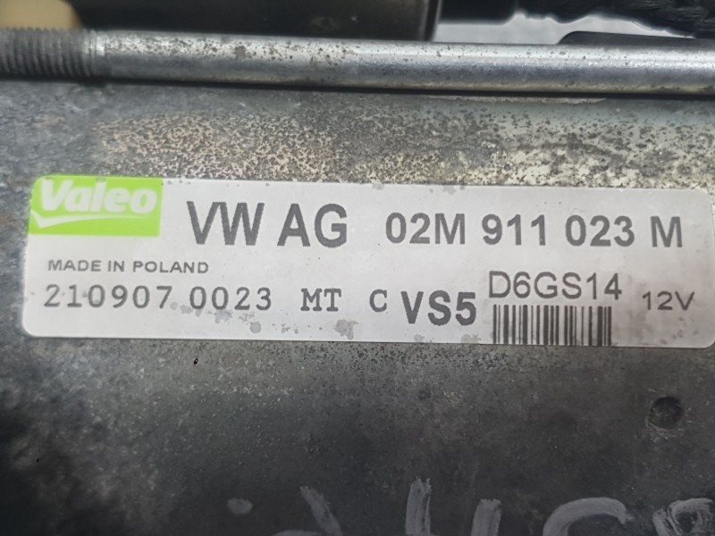 Recambio de motor arranque para audi tt (8j3/8j9) tfsi coupe referencia OEM IAM 02M911023GX  