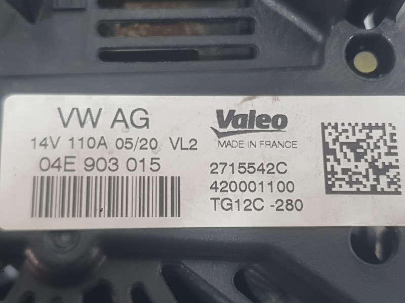 Recambio de alternador para seat ibiza (kj1) style referencia OEM IAM 04E903015GX  