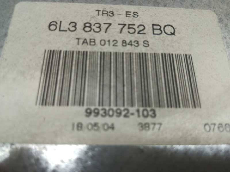 Recambio de elevalunas delantero derecho para seat ibiza (6l1) 1.9 sdi referencia OEM IAM 6L3837752BQ  ELECTRICO