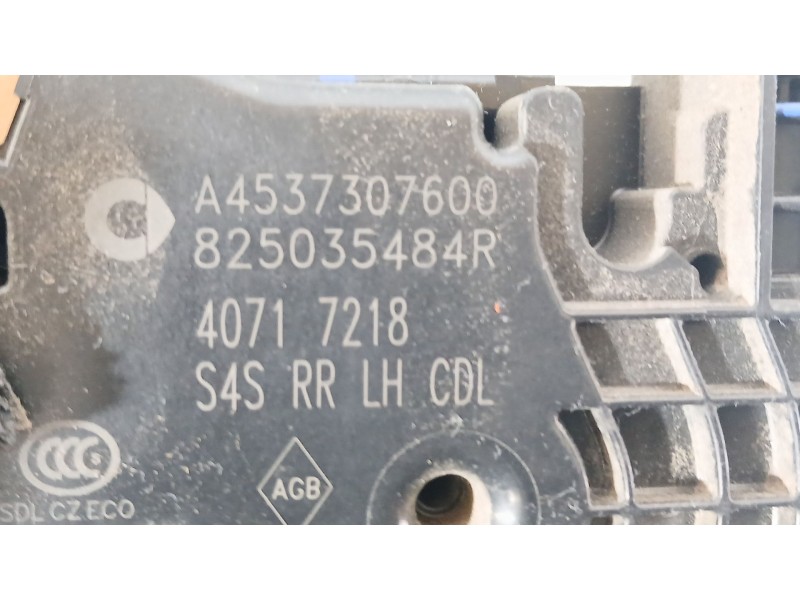 Recambio de cerradura puerta trasera izquierda para smart forfour hatchback (453) electric drive / eq (453.091) referencia OEM I