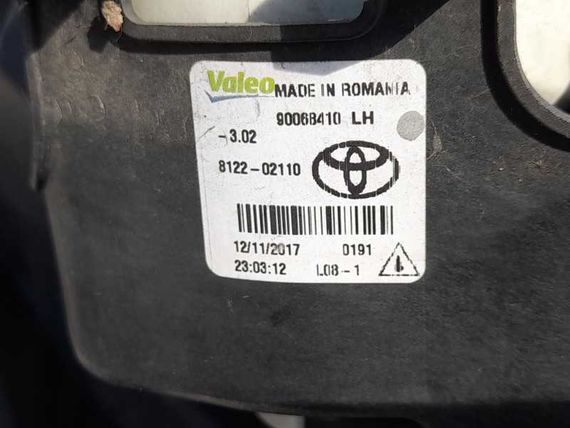Recambio de faro antiniebla izquierdo para toyota aygo (_b4_) 1.0 (kgb40) referencia OEM IAM 8122002110  