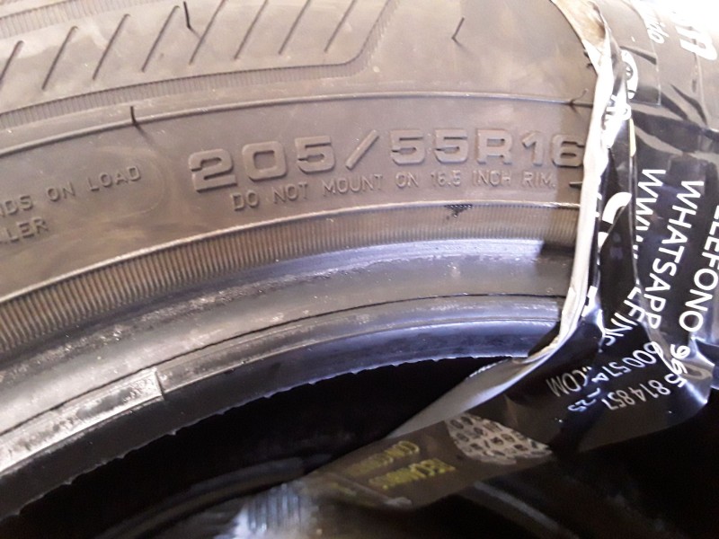 Recambio de neumatico pareja para neumaticos reutilizados - referencia OEM IAM 205551694V GOODYEAR 205/55/16/94V