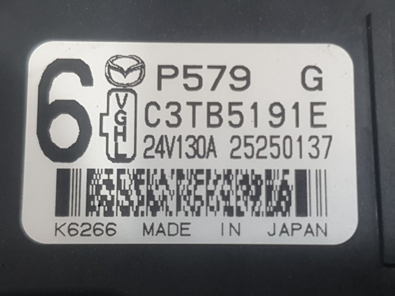 Recambio de alternador para mazda 2 hatchback (dl, dj) 1.5 skyactiv-g referencia OEM IAM P57918F00J P53N18300C 