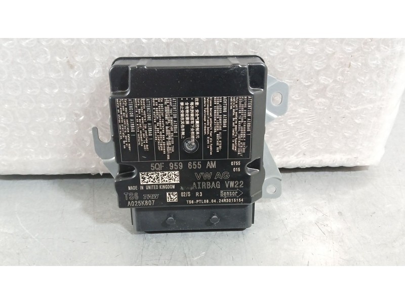 Recambio de centralita airbag para seat arona (kj7, kjp) 1.0 tsi referencia OEM IAM 5QF959655AM TRW A025K807