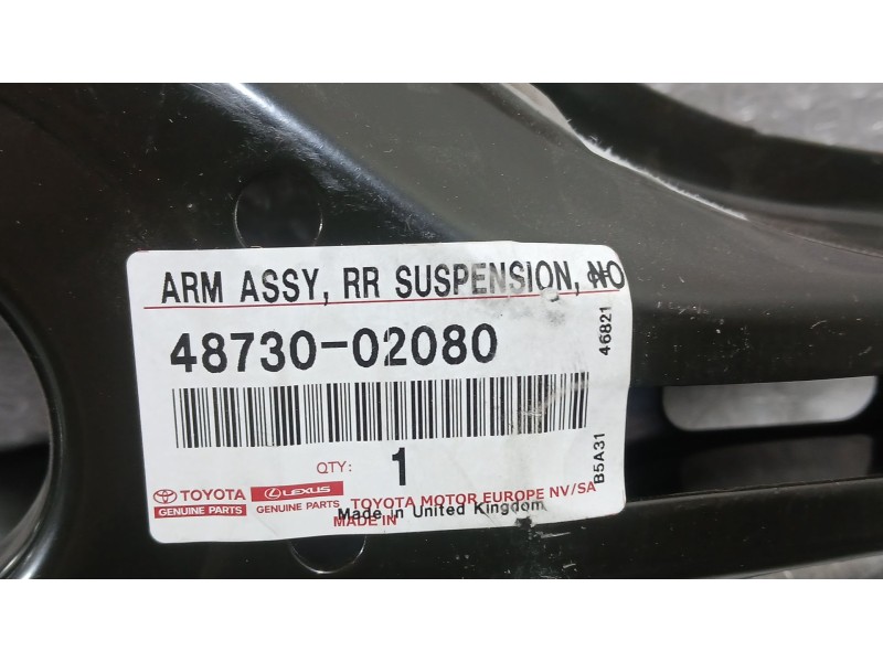 Recambio de brazo suspension inferior trasero izquierdo para toyota corolla station wagon (_e21_) 1.8 hybrid (zwe211) referencia