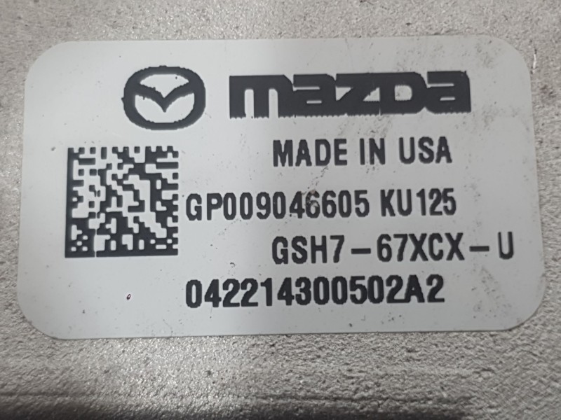 Recambio de camara para mazda 2 hatchback (dl, dj) 1.5 skyactiv-g referencia OEM IAM GSH767XCXR  