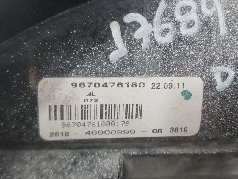Recambio de faro antiniebla derecho para peugeot 508 i (8d_) 1.6 hdi referencia OEM IAM 6206W2  