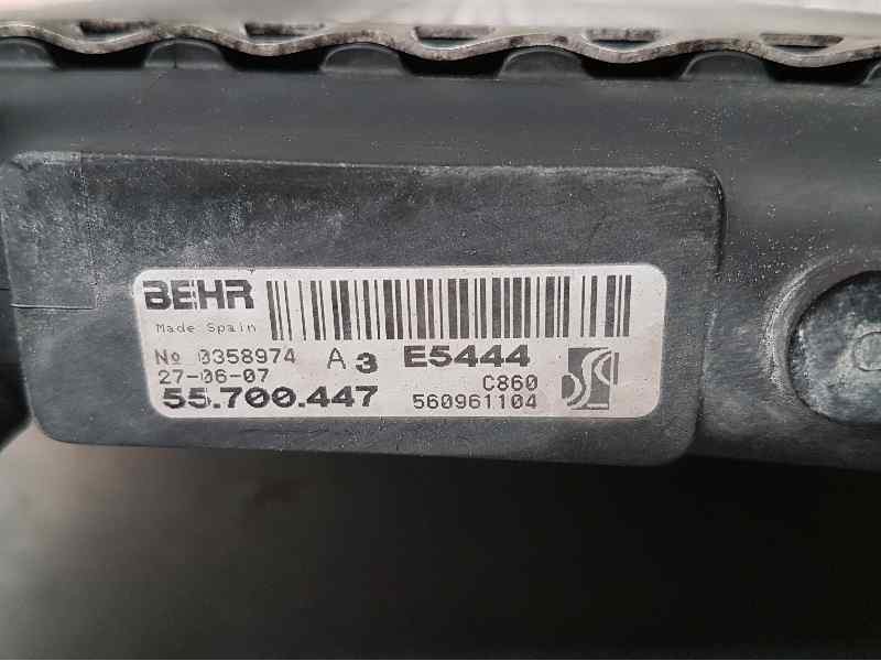 Recambio de radiador agua para fiat punto (evo) (199) dynamic referencia OEM IAM 55700447 E5444 BEHR