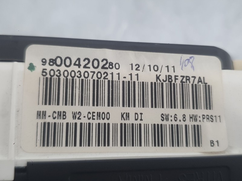 Recambio de cuadro instrumentos para peugeot 508 i (8d_) 1.6 hdi referencia OEM IAM 9824842180  