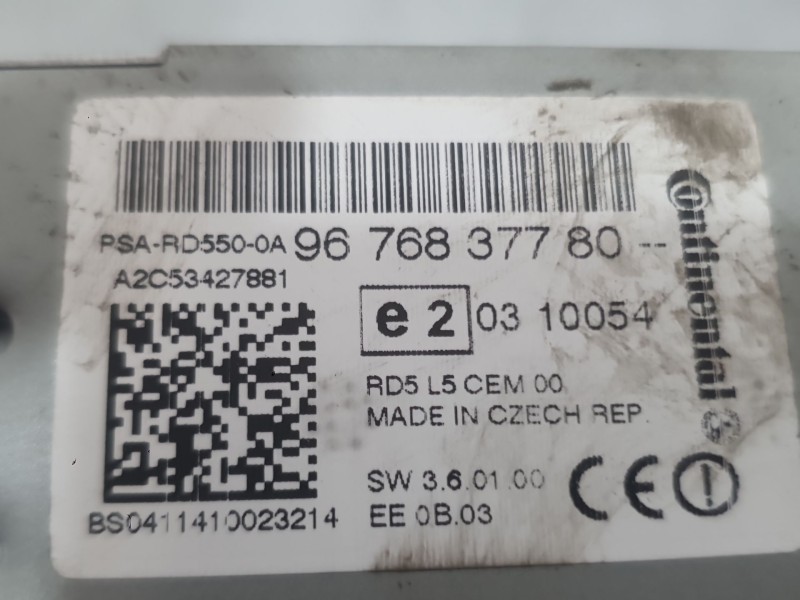 Recambio de sistema audio / radio cd para peugeot 508 i (8d_) 1.6 hdi referencia OEM IAM   