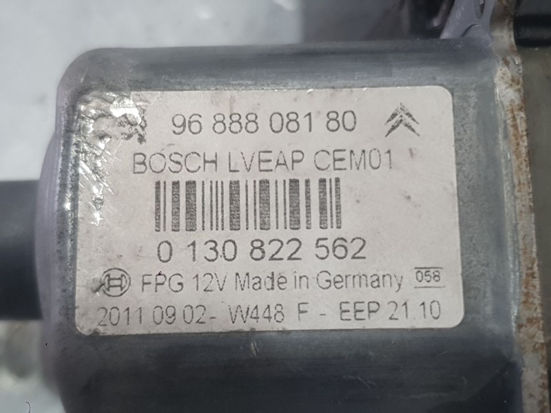 Recambio de elevalunas delantero derecho para peugeot 508 i (8d_) 1.6 hdi referencia OEM IAM 9806086880  