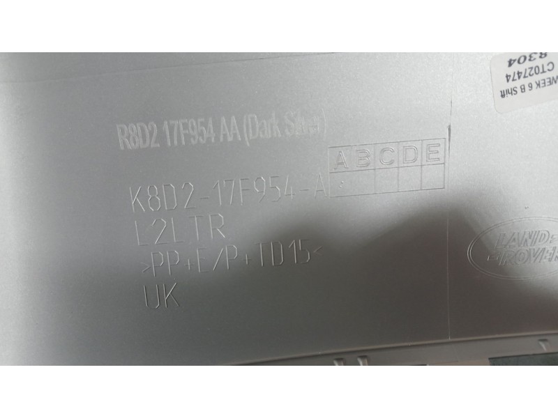 Recambio de moldura para land rover range rover evoque (l551) 2.0 d165 mhev 4x4 referencia OEM IAM K8D217F954A MOLDURA PARAGOLPE