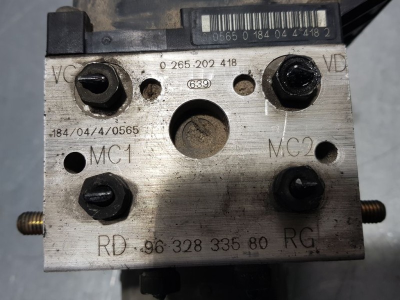 Recambio de abs para peugeot 607 (s1) pack referencia OEM IAM 9632833580 0265202418 BOSCH