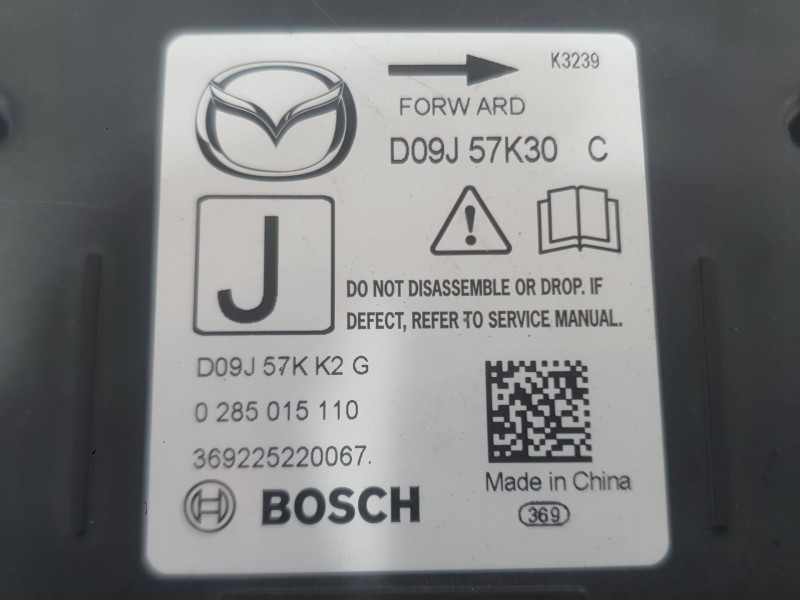 Recambio de centralita airbag para mazda 2 hatchback (dl, dj) 1.5 skyactiv-g referencia OEM IAM   