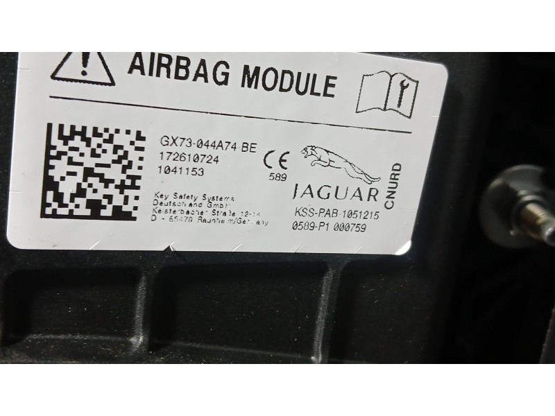 Recambio de kit airbag para jaguar f-pace (x761) 2.0 td4 awd referencia OEM IAM T2H29924PVJ  T2H29924PVJ CONDUCTOR T2H48833 ACOM