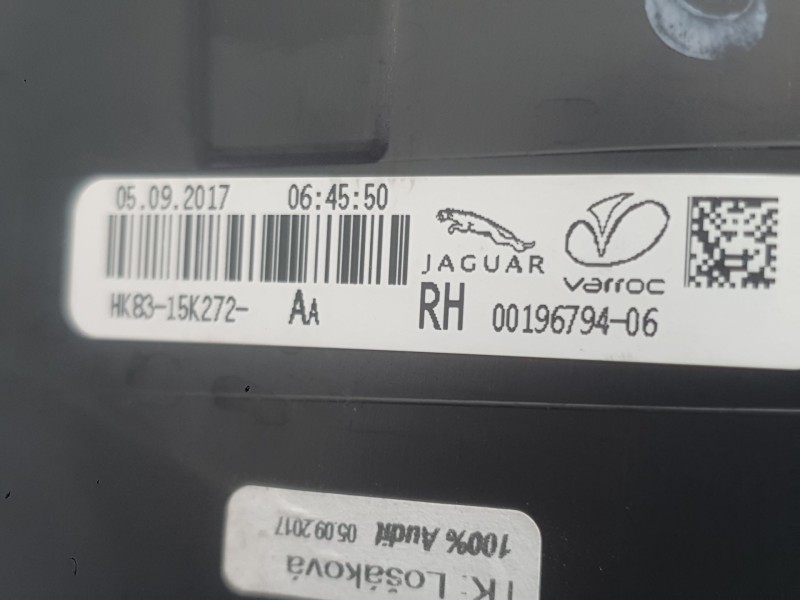 Recambio de piloto trasero derecho interior para jaguar f-pace (x761) 2.0 td4 awd referencia OEM IAM T4A37911  