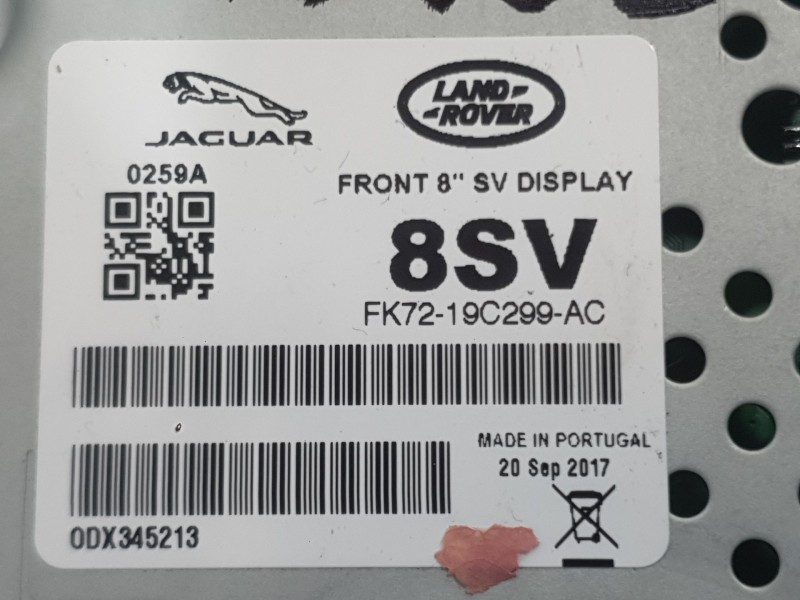 Recambio de sistema navegacion gps para jaguar f-pace (x761) 2.0 td4 awd referencia OEM IAM T2H24568  