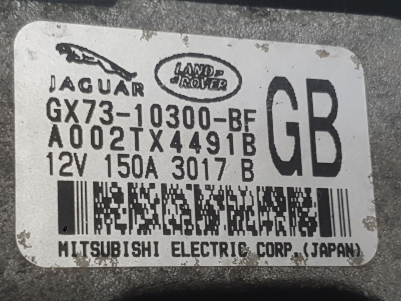 Recambio de alternador para jaguar f-pace (x761) 2.0 td4 awd referencia OEM IAM T2H26974  