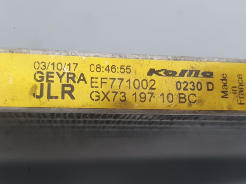 Recambio de condensador / radiador aire acondicionado para jaguar f-pace (x761) 2.0 td4 awd referencia OEM IAM T2H37897  