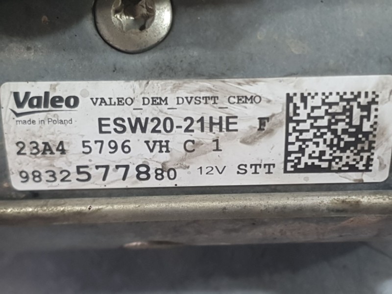 Recambio de motor arranque para citroën jumpy iii furgoneta (v_) 1.5 bluehdi 120 referencia OEM IAM 9832577880 1686438280 