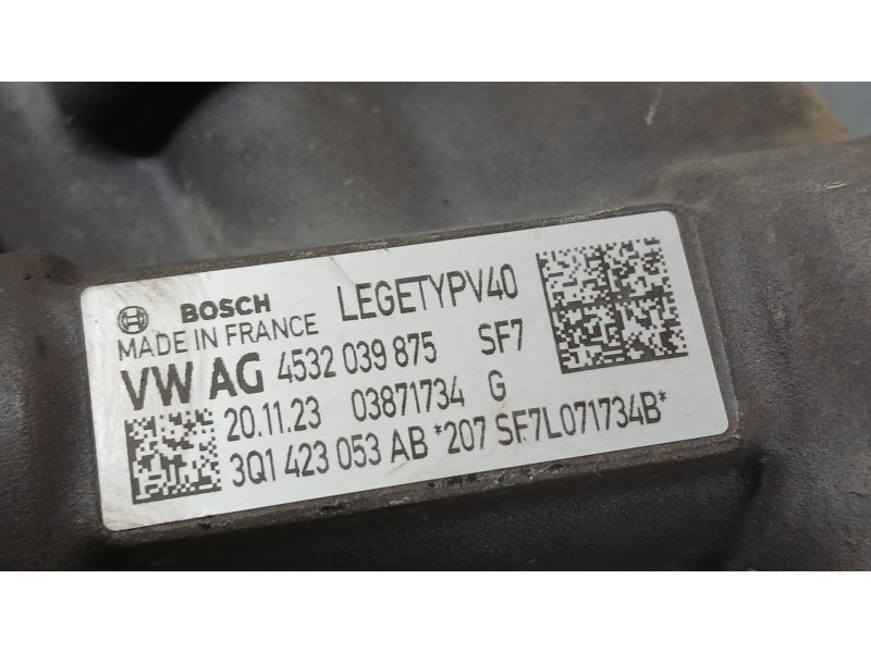 Recambio de cremallera direccion para seat ateca (kh7, khp) 2.0 tdi fr referencia OEM IAM 3Q1423053AB BOSCH 4532039875