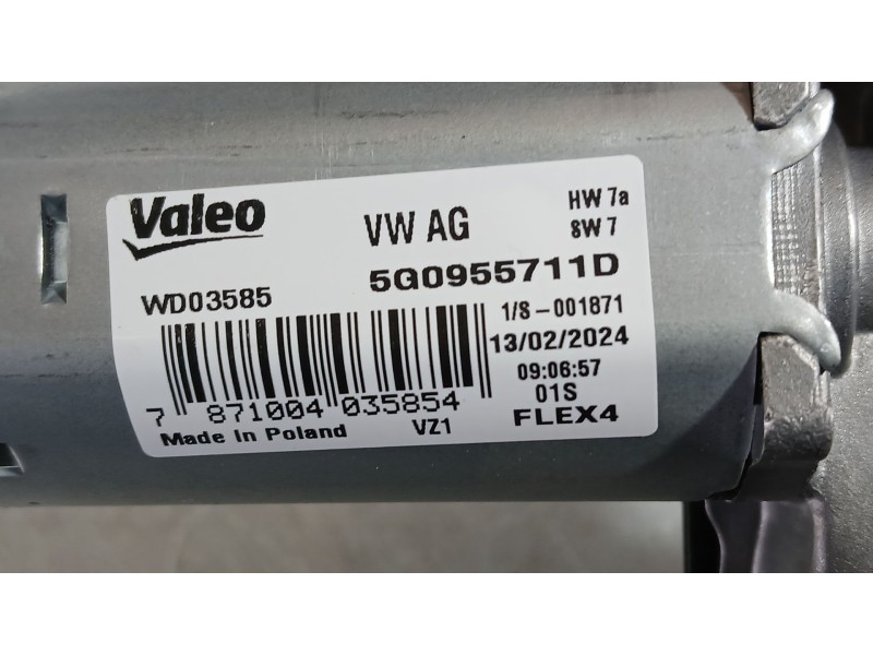 Recambio de motor limpia trasero para seat ateca (kh7, khp) 2.0 tdi fr referencia OEM IAM 5G0955711D VALEO WS03585