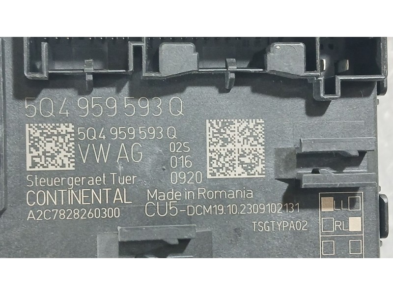 Recambio de modulo electronico para seat ateca (kh7, khp) 2.0 tdi fr referencia OEM IAM 5Q4959593Q CONTINENTAL A2C7828260300