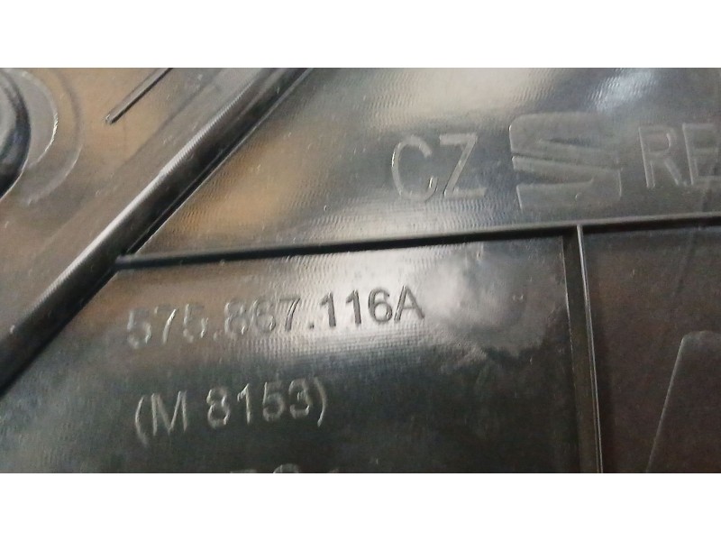 Recambio de guarnecido puerta trasera derecha para seat ateca fr (kh7, khp) 2.0 tdi referencia OEM IAM 575867116A  