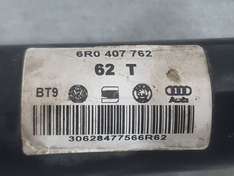 Recambio de transmision delantera derecha para seat ibiza iv (6j5, 6p1) 1.2 referencia OEM IAM 6R0407762  