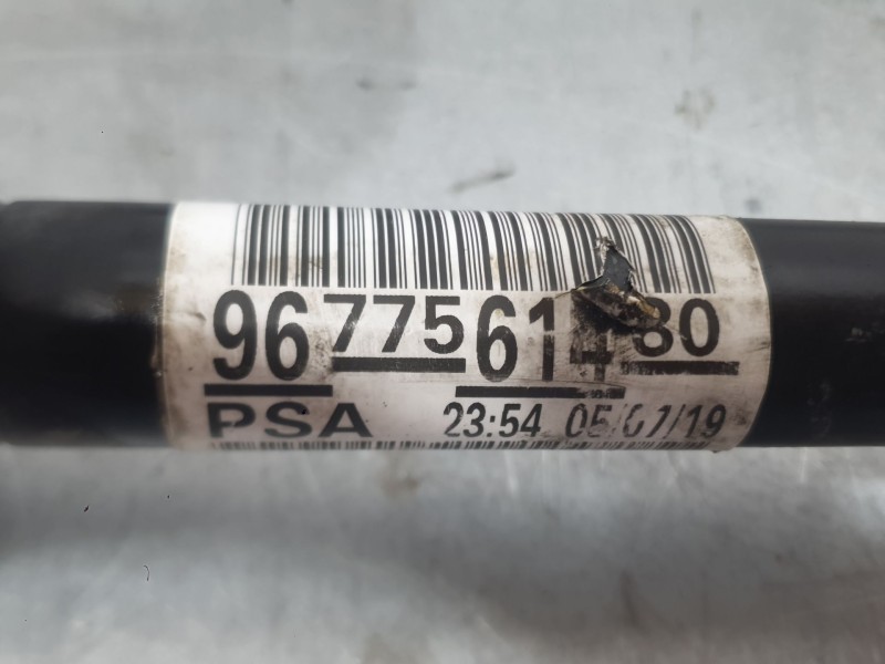 Recambio de transmision delantera izquierda para citroën berlingo (er_, ec_) 1.2 puretech 110 referencia OEM IAM 9877561480 1610