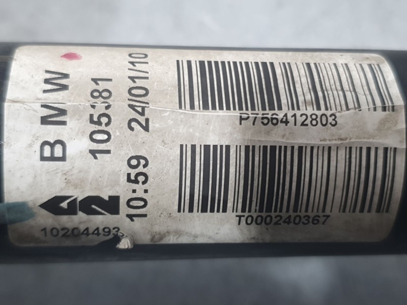 Recambio de transmision trasera izquierda para bmw x5 (e70) xdrive 40 d referencia OEM IAM 756412803  