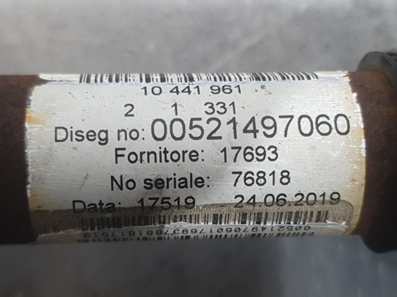 Recambio de transmision delantera derecha para fiat 500 (312_) 1.2 lpg (312axa1a) referencia OEM IAM 521497060  