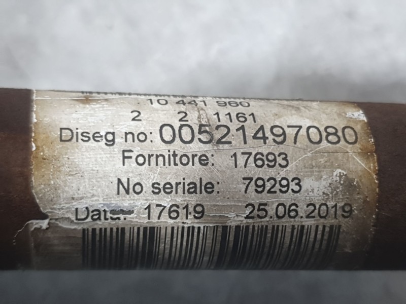 Recambio de transmision delantera izquierda para fiat 500 (312_) 1.2 lpg (312axa1a) referencia OEM IAM 521497080  