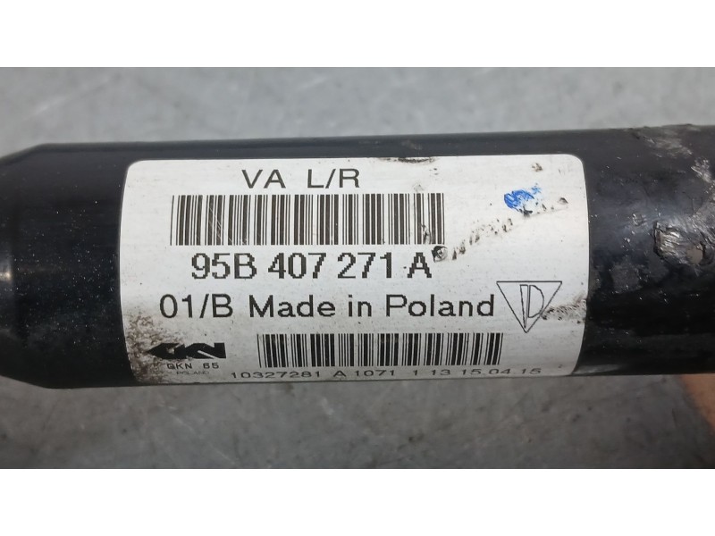 Recambio de transmision delantera izquierda para porsche macan (95b) 3.0 s diesel referencia OEM IAM 95B407271A  10327261