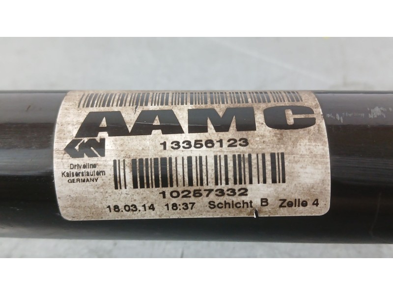 Recambio de transmision delantera derecha para opel astra j sedán 1.4 turbo (69) referencia OEM IAM 13356123  10257332
