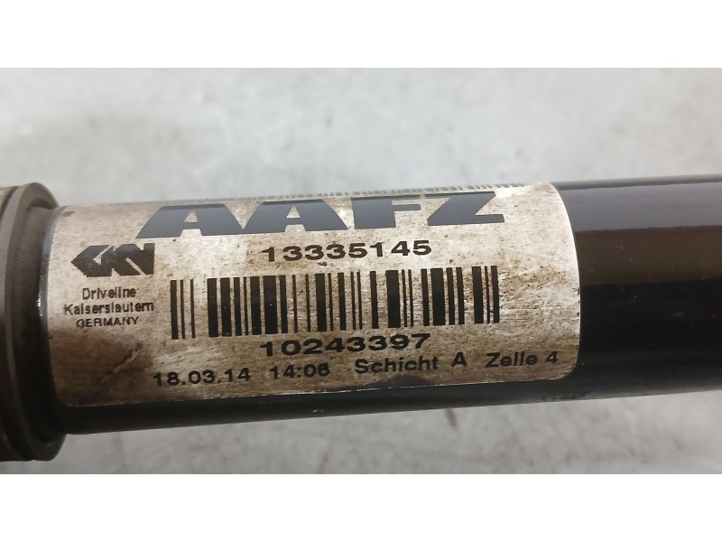 Recambio de transmision delantera izquierda para opel astra j sedán 1.4 turbo (69) referencia OEM IAM 13335145 95520519 10243397