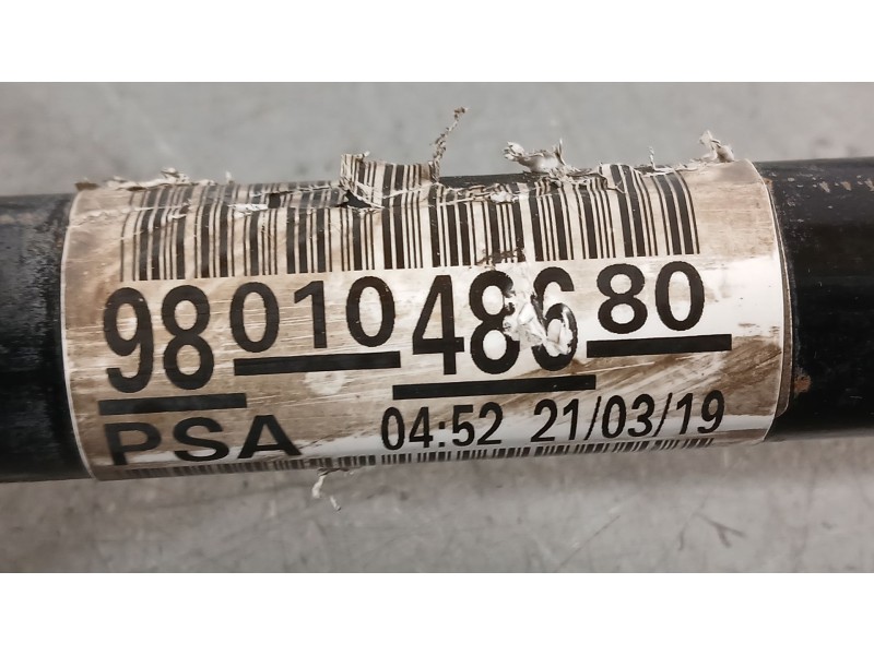 Recambio de transmision delantera derecha para peugeot 208 i (ca_, cc_) 1.5 bluehdi 100 referencia OEM IAM 9801048680  