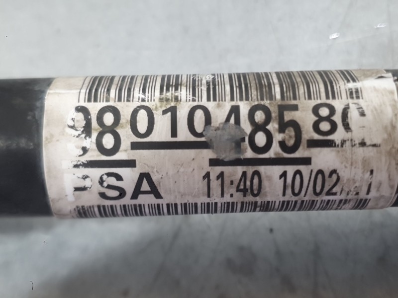 Recambio de transmision delantera izquierda para citroën c3 iii (sx) 1.5 bluehdi 100 (sxyhyp, sxyhtu) referencia OEM IAM 9801048
