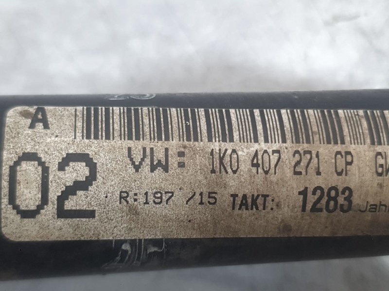 Recambio de transmision delantera izquierda para volkswagen golf vi (5k1) 1.6 tdi referencia OEM IAM 1K0407271LB  