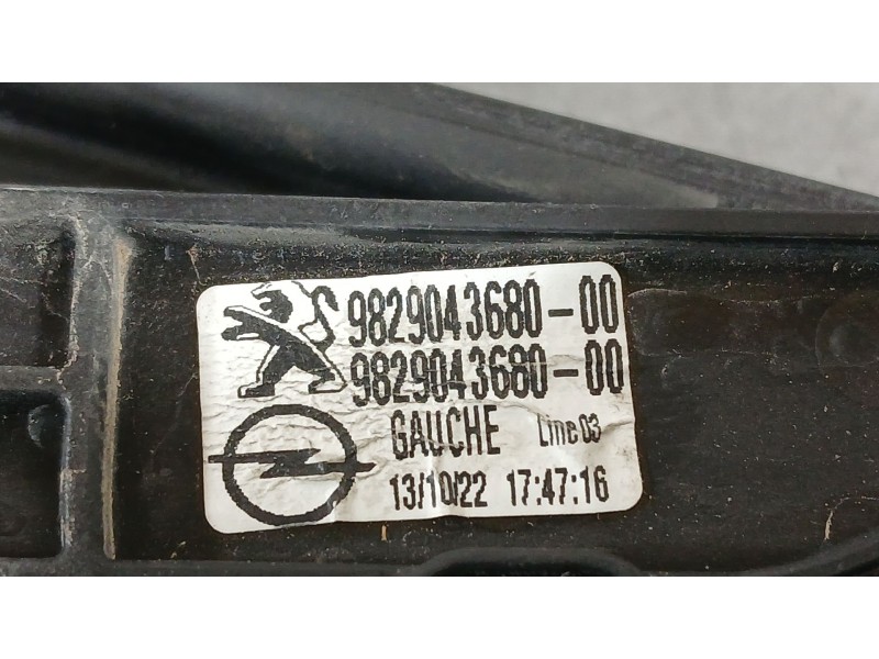 Recambio de elevalunas delantero izquierdo para peugeot 208 ii (ub_, up_, uw_, uj_) 1.2 puretech 100 referencia OEM IAM 98290436