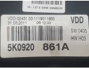 Recambio de cuadro instrumentos para volkswagen golf vi (5k1) 1.6 tdi referencia OEM IAM 5K0920871A  
