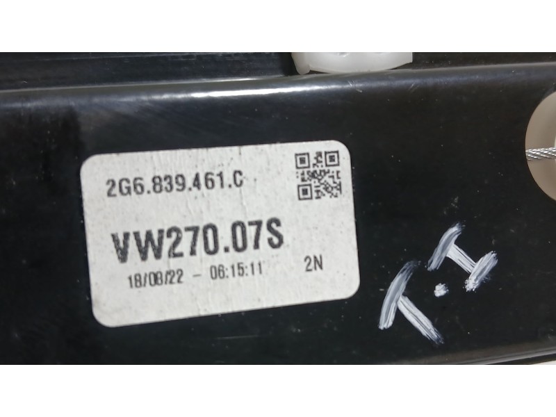 Recambio de elevalunas trasero izquierdo para volkswagen polo vi (aw1, bz1, ae1) 1.0 referencia OEM IAM 2G6839461E  