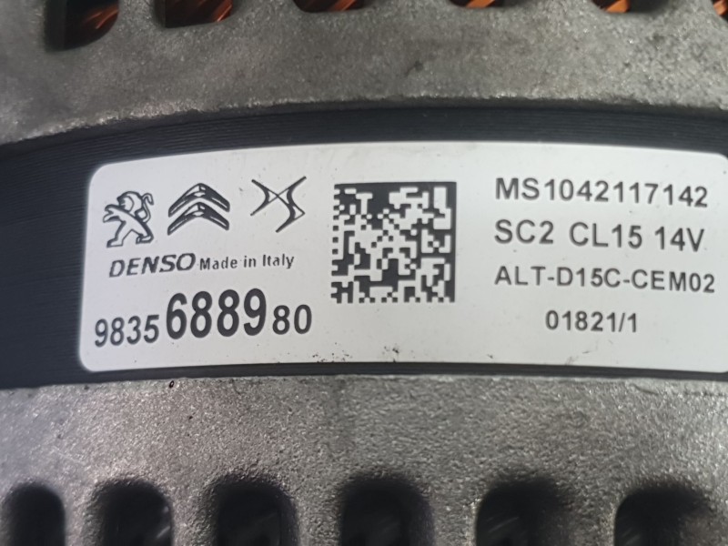 Recambio de alternador para opel corsa f (p2jo) 1.5 (68) referencia OEM IAM 9826574080 1686438080 