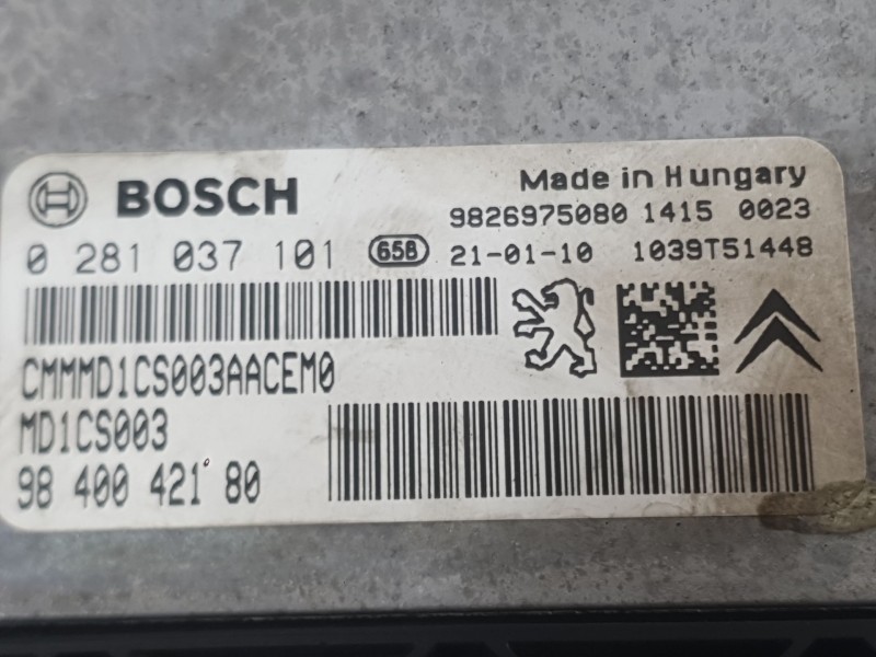 Recambio de centralita motor uce para opel corsa f (p2jo) 1.5 (68) referencia OEM IAM 1686953880  