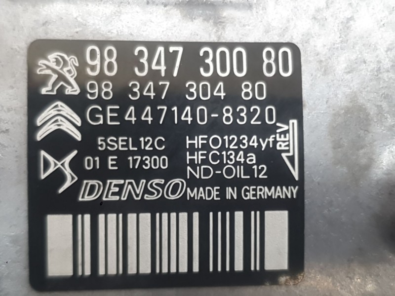 Recambio de compresor aire acondicionado para opel corsa f (p2jo) 1.5 (68) referencia OEM IAM 1638946180 9829934580 